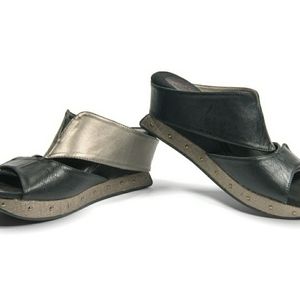 Modzori Gabbie Women's Mid Wedge flip sandal